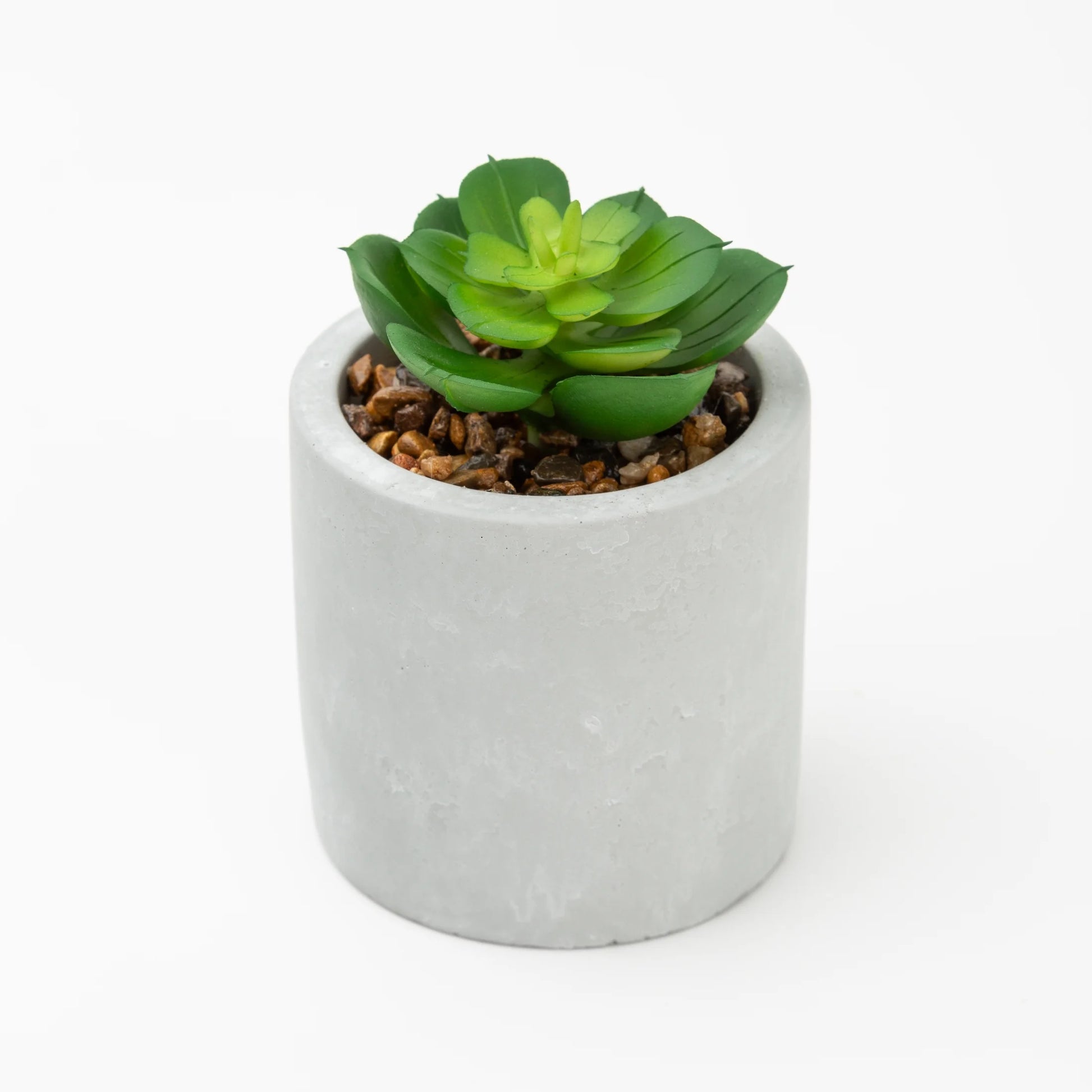 Mainstays 3-Piece Succulent Set in Gray Cement Planters